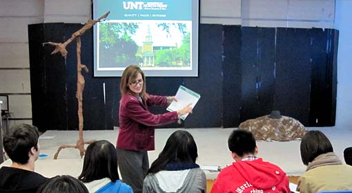  美國(guó)北德克薩斯大學(xué)訪問(wèn)我校國(guó)際項(xiàng)目部 