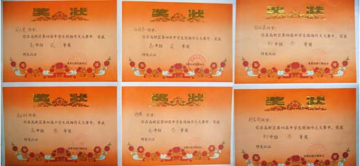  美視學子在高新區(qū)第四屆中學生現(xiàn)場作文大賽中獲得優(yōu)異成績 