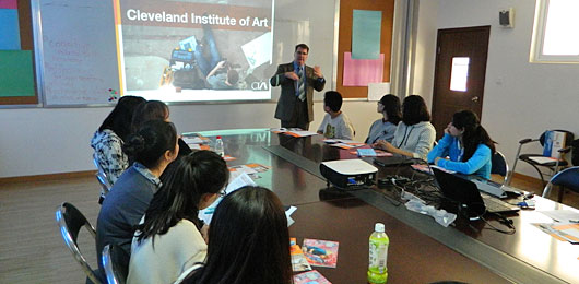 美國(guó)克利夫蘭藝術(shù)學(xué)院訪問(wèn)美視項(xiàng)目部