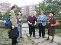 我校的美國交流合作組織——美國民間交流基金會的主任到校來訪